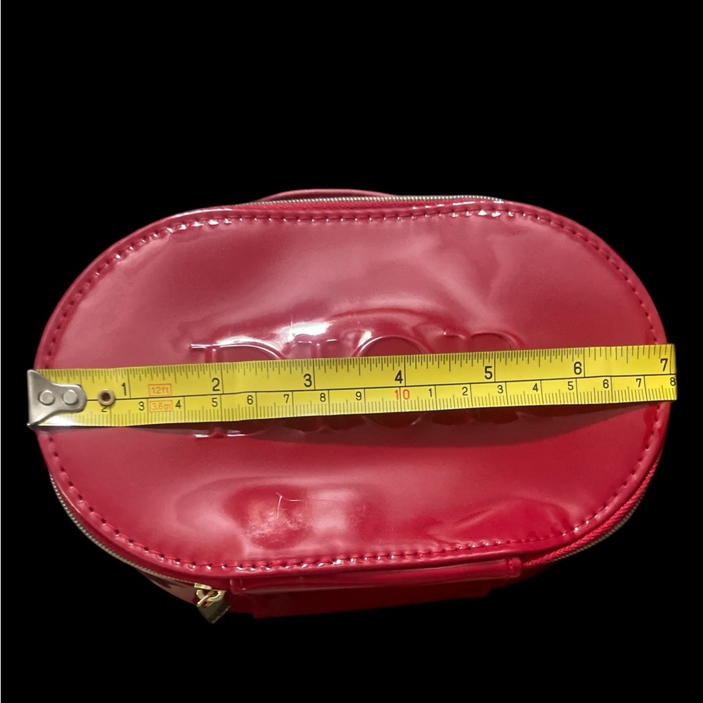 New w/ Box Dior Red Patent GWP Clutch w/ Unbranded Crossbody Gold Chain - Picture 7 of 11